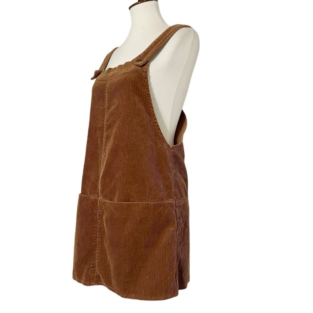Zara Women's Corduroy Overall Dress in Brown Size XS - Picture 5 of 12